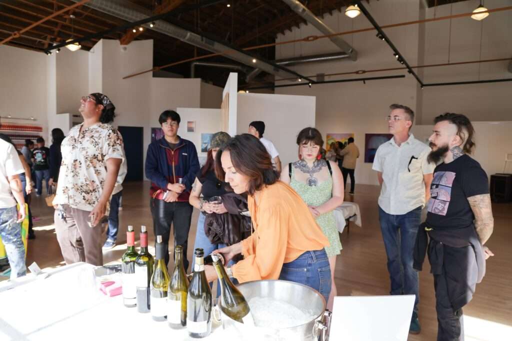 wine tasting events San Diego The Wine Voyage Gossip Art Show
